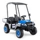 preview thumbnail 28 of 40, Kids Ride On Golf Cart with Remote 24V Rechargeable Battery USB Music and Sun Awning - 53.5" × 28" × 45" (L x W x H)