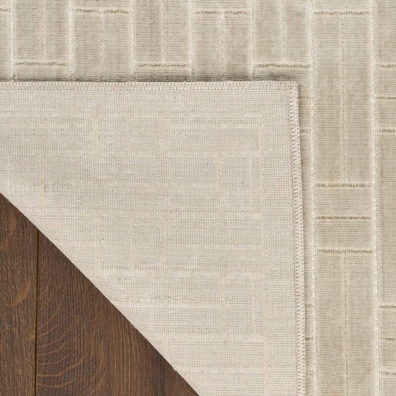 Nourison Washable Charm Indoor only Modern Geometric Area Rug