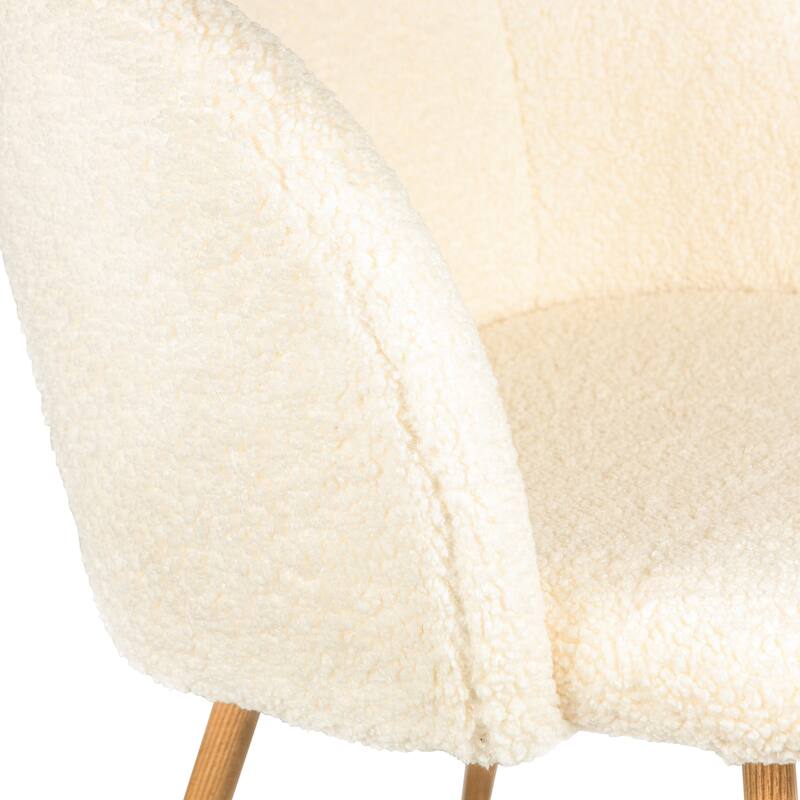 Rocking Accent Chair Tufted Upholstered Linen Wingback