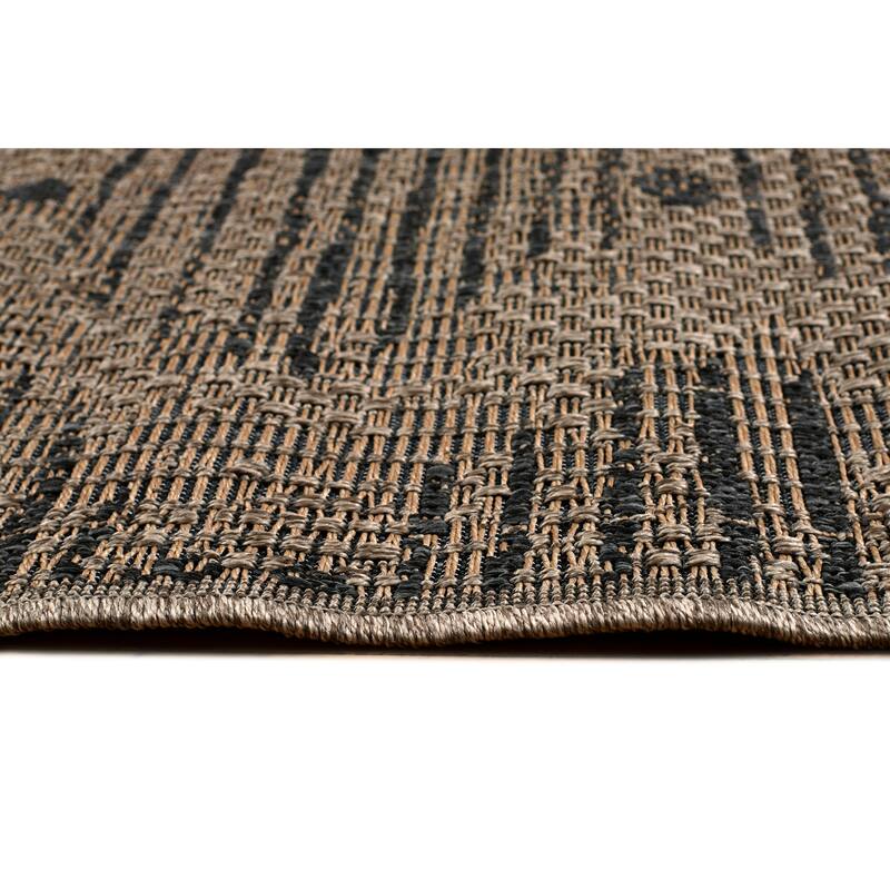 Terra by Obeetee Sol Static Diamond Natural Rug