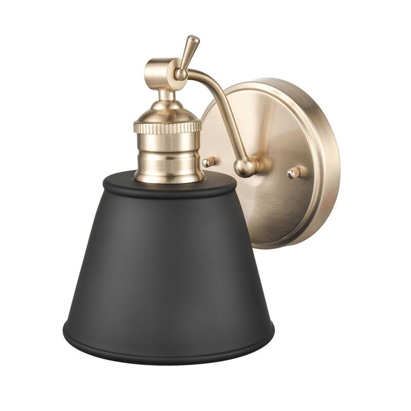 Millennium Lighting Layne 1 Light Wall Sconce in Modern Gold or Chrome Finish