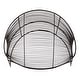 preview thumbnail 7 of 6, Artemis 30 in. W Oval Iron Basket Accent Chair