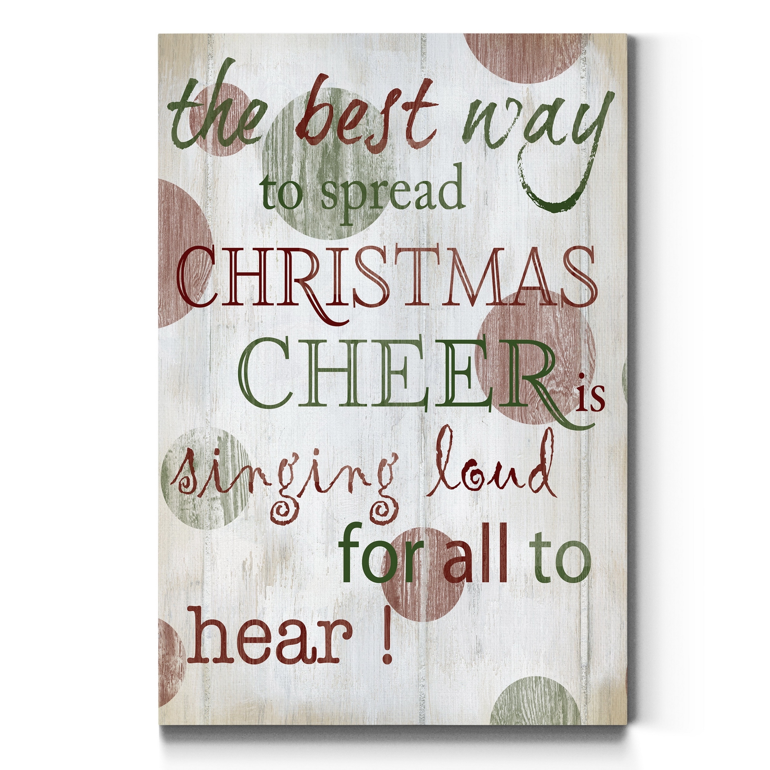 Christmas Cheer -Premium Gallery Wrapped Canvas - Ready to Hang