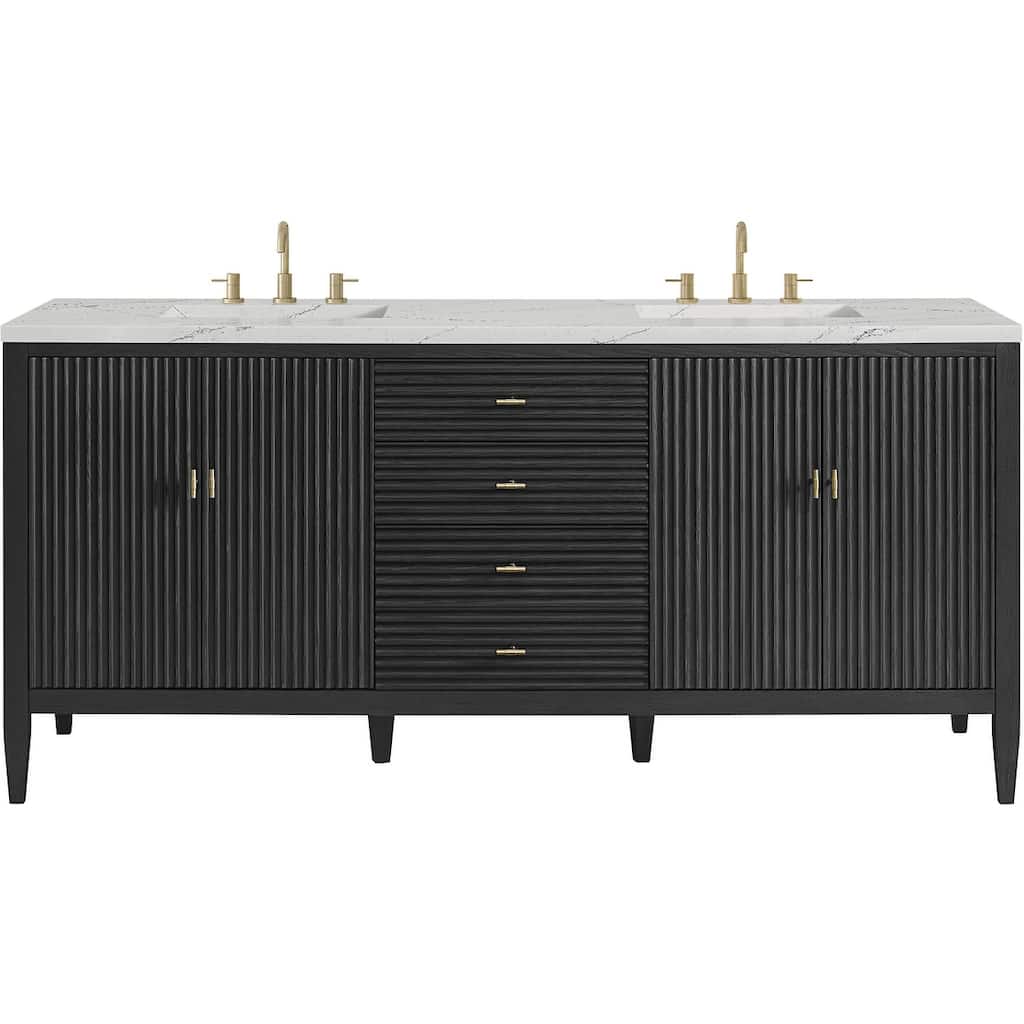 James Martin Vanities 485-V72-FENC Myrrin 72" Free Standing Double