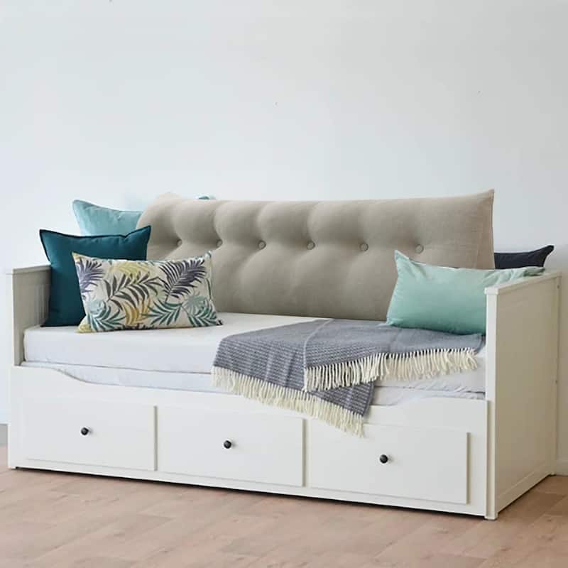 WOWMAX Large Bed Wedge Pillow Headboard Back Support Reading Cushion