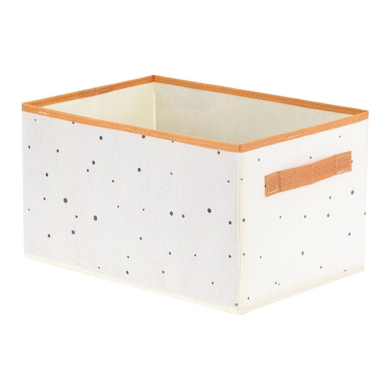 Storage Cube, Fabric Collapsible Storage Basket w Handles for Closet - 14x10x8"