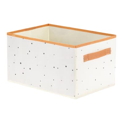 Storage Cube, Fabric Collapsible Storage Basket w Handles for Closet - 14x10x8"