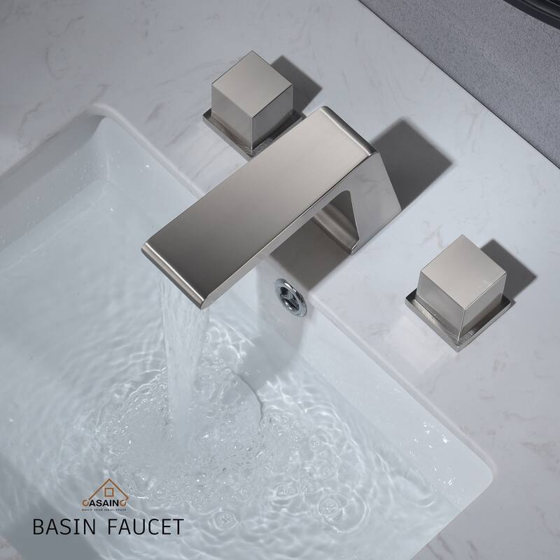 8 in. Widespread Double Handle Bathroom Faucet
