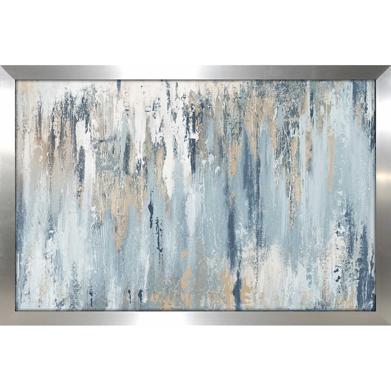 Blue Illusion' Print on Framed Acrylic