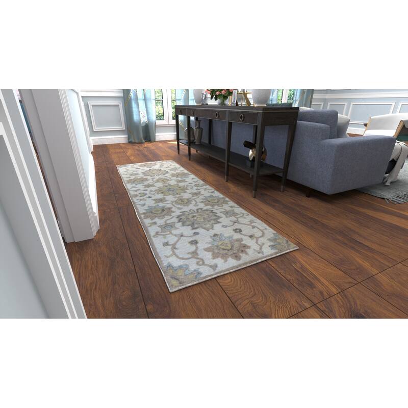 Bashian Neely Ivory Transitional Area Rug