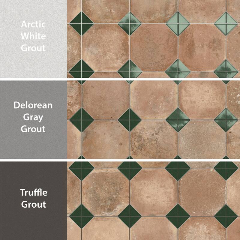 Merola Tile Kings Nonna with Spruce Corner 17-7/8" x 17-7/8" Porcelain Floor and Wall Tile