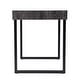 preview thumbnail 5 of 6, SEI Furniture Hackney Transitional Black Wood Desk