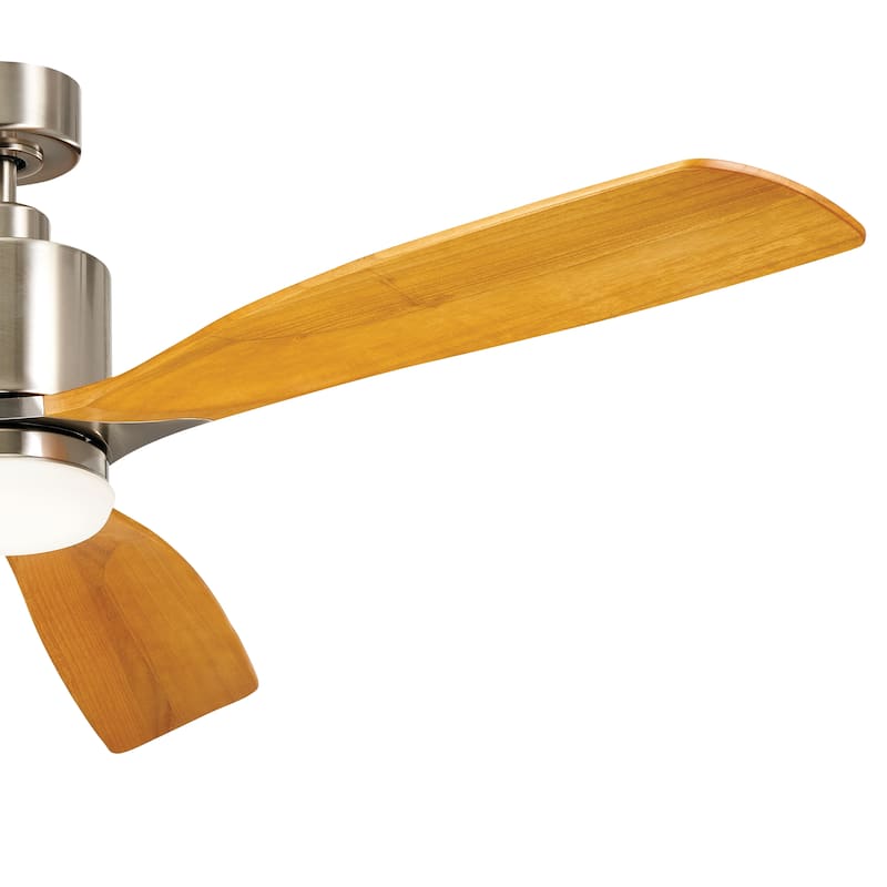 Kichler Lighting Ridley II 60 inch Integrated LED Indoor Brushed Stainless Steel Ceiling Fan