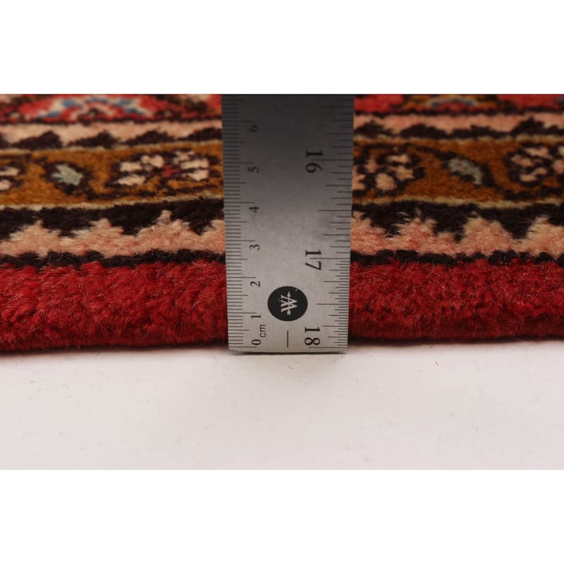 ECARPETGALLERY Hand-knotted Andelz Red Wool Rug - 2'8 x 9'1