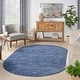 preview thumbnail 12 of 181, Nourison Essentials Solid Contemporary Indoor/Outdoor Area Rug 6' x 9' Oval - Navy