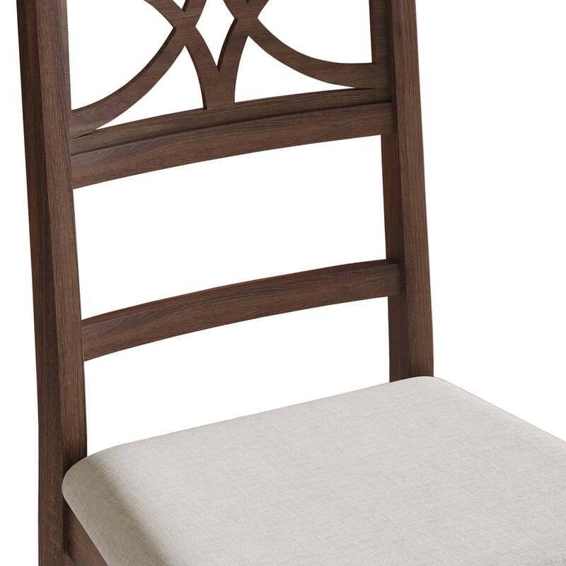 CraftPorch Mid Century Modern 4-Piece Chair and Round Table Dining Set