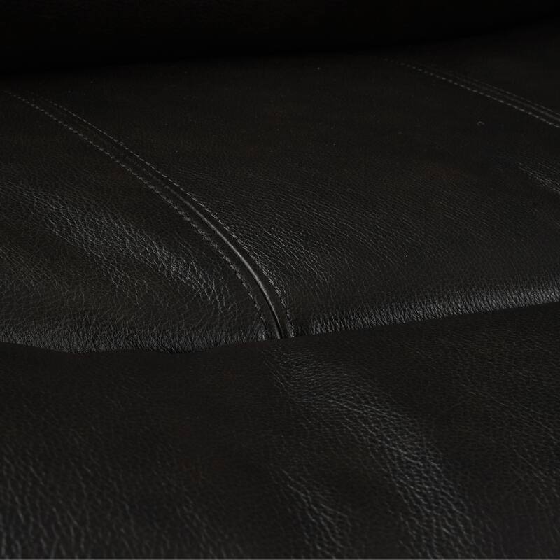 URlivingroom Top Grain Leather Power Reclining Loveseat with Console Storage, USB Charge Port - 79.5"W*39.25D*40.5"H