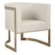 preview thumbnail 4 of 5, Uttermost Bellina Plush Barrel Chair