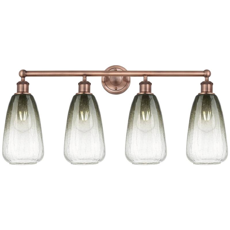 Innovations Lighting 616-4W-16-33 Brookhaven Almond Vanity Brookhaven - Antique Copper / Slate