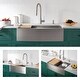 preview thumbnail 37 of 100, KRAUS Kore Workstation Farmhouse Apron Stainless Steel Kitchen Sink