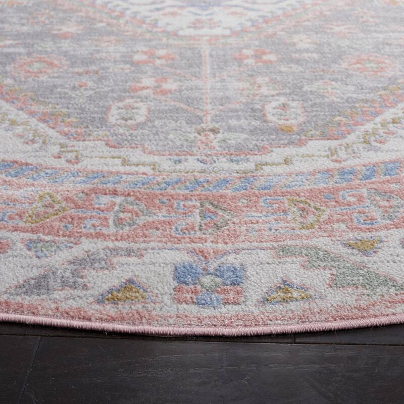 SAFAVIEH Bayside Machine Washable Surmeli Shabby Chic Rug
