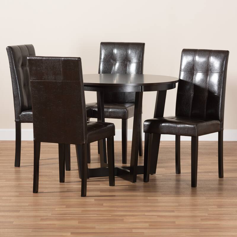 Vida Modern and Contemporary 5-Piece Dining Set
