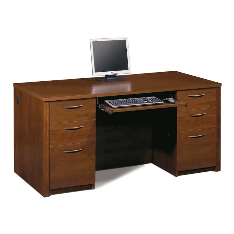 Bestar Embassy Collection Double Pedestal Office Desk