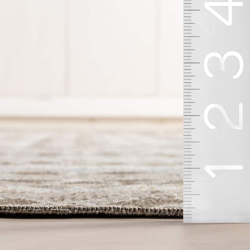 Nuloom Carley SpinClean Machine Washable Geometric Area Rug