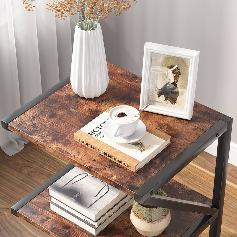Printer Stand, 3-Tier Rolling Printer Cart Under Desk Storage