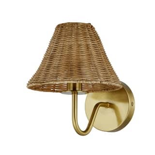 Finn Metal Wall Sconce, Natural