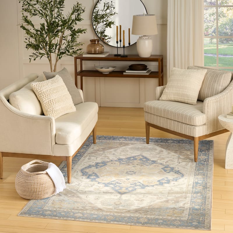 Nourison Vintage Washables Indoor only Persian Area Rug