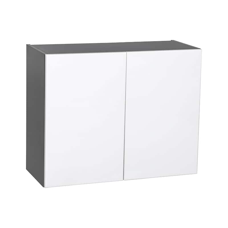 24" x 24" Wall Cabinet-Double Door-Grey - 24 x 24 x 12 - Off-White