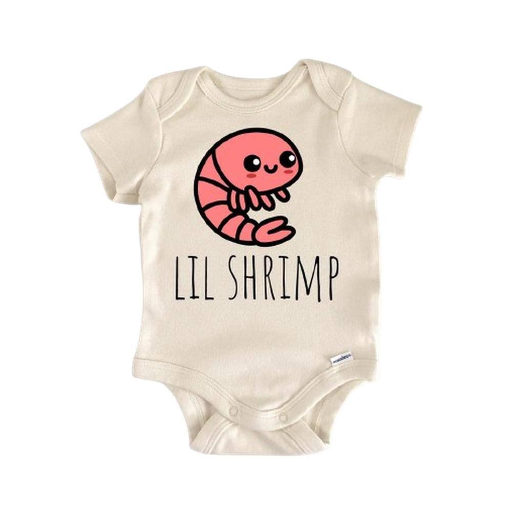 Shrimp Seafood Fish - Baby Boy Girl Clothes Infant Bodysuit Funny Cute Newborn