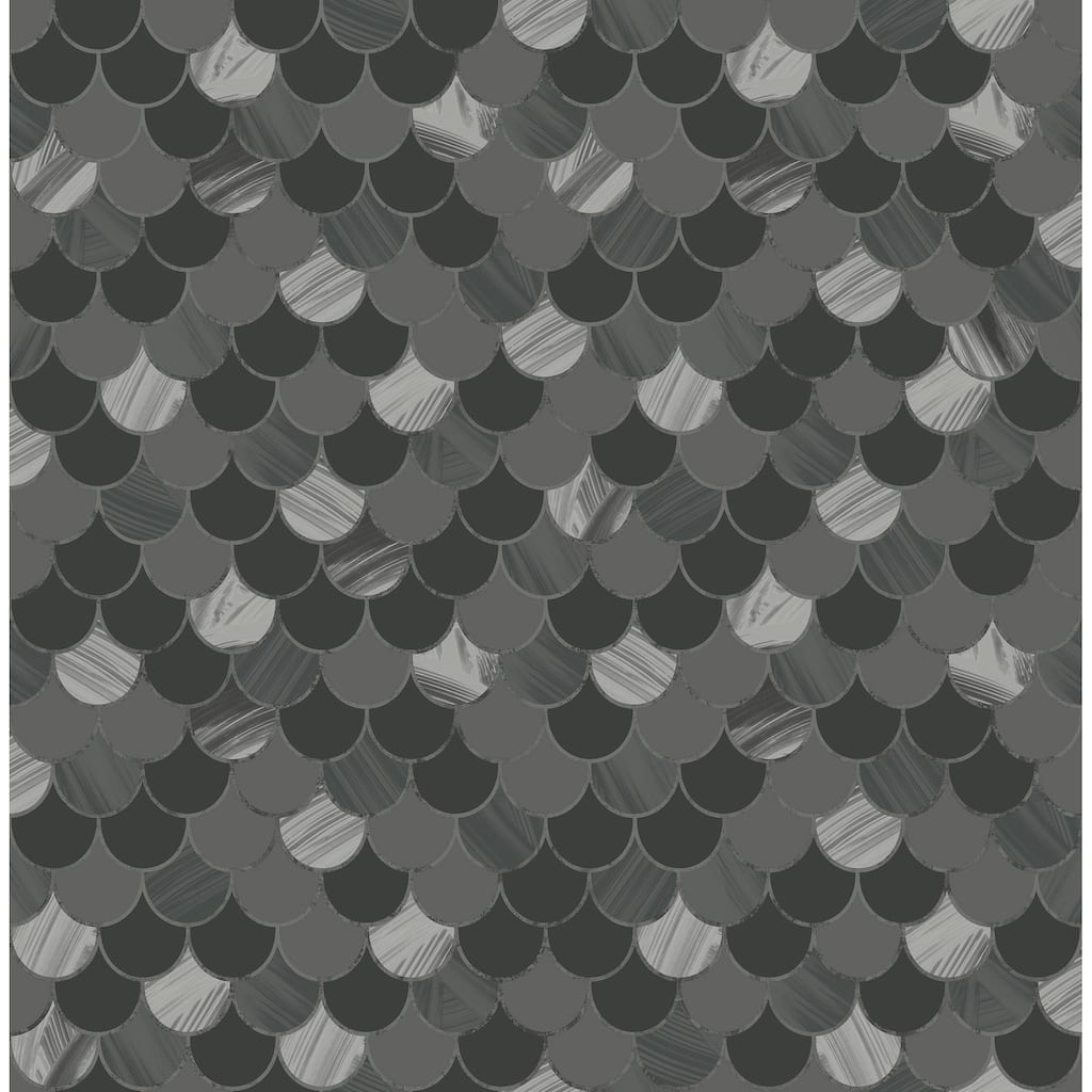 Seabrook Designs Catalina Scales Unpasted Wallpaper