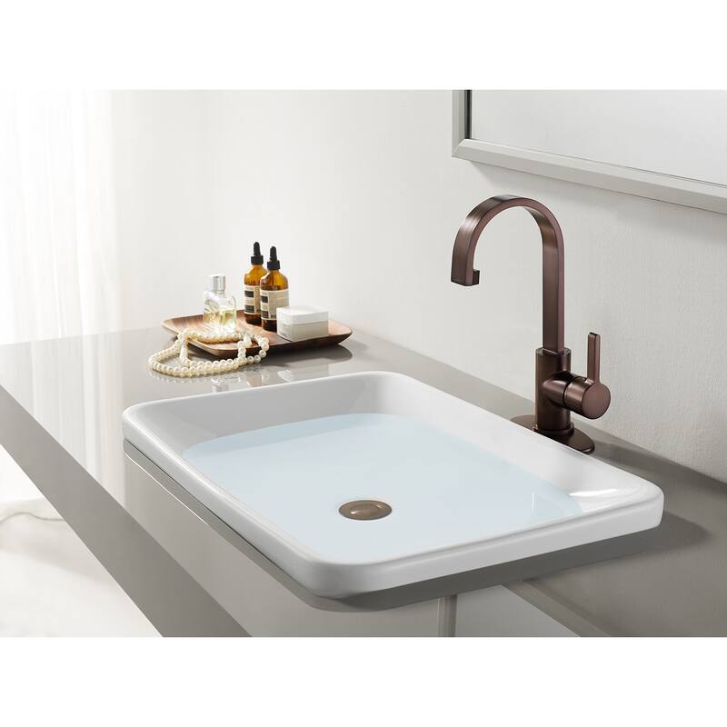 Kingston Brass Continental 1.2 GPM Deck Mounted Single Hole Bathroom