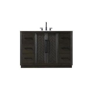 Elegant Lighting VF29048 Chase 48" Free Standing Single Basin Vanity