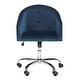preview thumbnail 2 of 4, SAFAVIEH Amy Tufted Chrome Leg Swivel Adjustable Office Chair - 24" x 22" x 31.9"