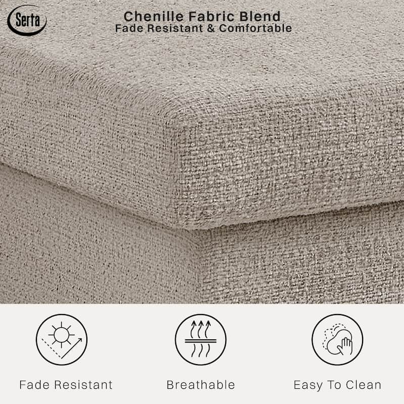 Serta Hayden Convertible Sectional Sofa with Storage