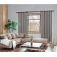 preview thumbnail 10 of 10, Lumi 5/8" Single Curtain Rod Set Pewter/ Matte Black- Trumpet finials