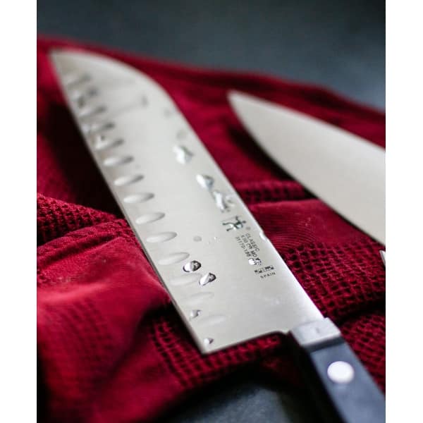 Shop J A Henckels International Classic Hollow Edge Santoku Knife Overstock 15616338 Stainless Steel 5 Inch