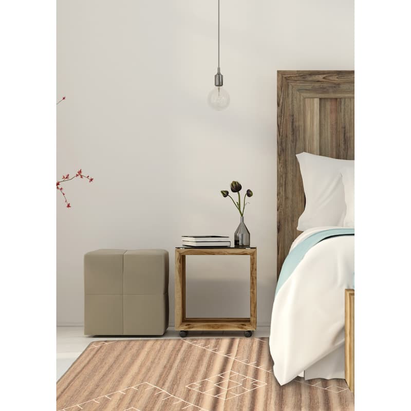 Marrakech Taupe Kilim 5'2" x 8'0" - 5'2 x 8'0