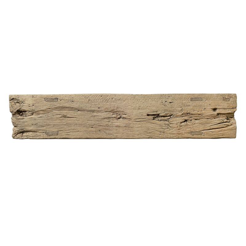 Approx. 76 Inches Wide Vintage Console Table with Shelf Weathered Natural