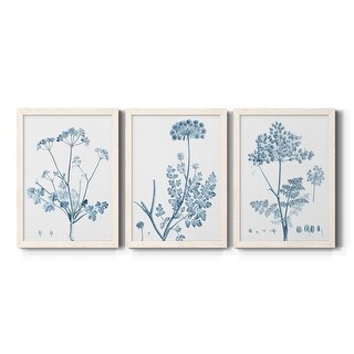 Antique Botanical in Blue IV-Premium Framed Canvas - Ready to Hang ...