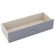 preview thumbnail 10 of 10, Full Storage Headboard Bed w/ 4 Drawers, Wood Platform Bed/ Space Saving Bed/ Grounded Trundle Bed for Small Living Spaces, Gray