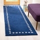 preview thumbnail 28 of 46, SAFAVIEH Handmade Kids Alondra Wool Rug 2'6" x 6' Runner - Navy