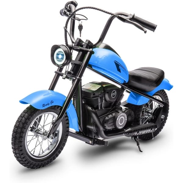 slide 2 of 6, Electric Motorcycle 24V 250W 2 Speeds for Kids Blue