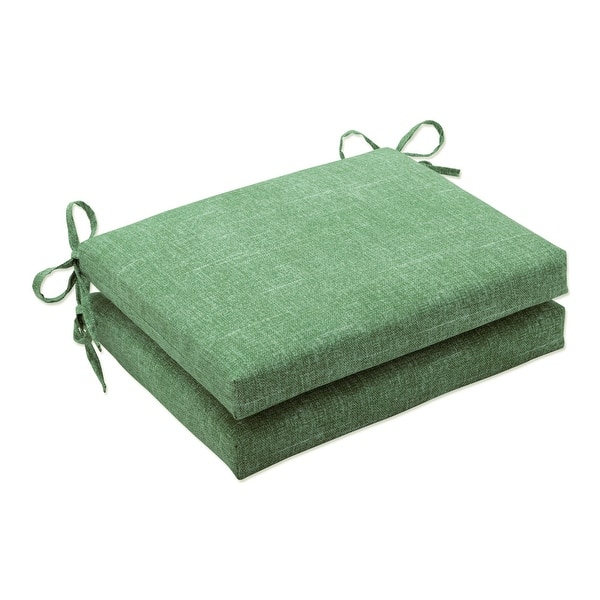 Pillow Perfect Outdoor Tory Palm Squared Corners Seat Cushion (Set of 2