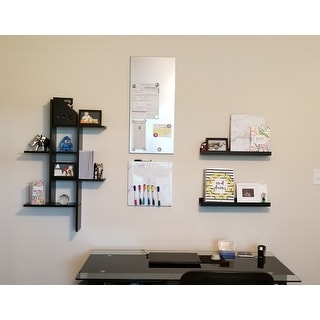 Top Product Reviews For Danya B Cantilever Wall Shelf Black 16945202 Overstock