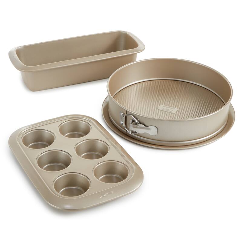 BergHOFF Balance 3Pc Nonstick Carbon Steel Bakeware Set - Gold - 3 Piece