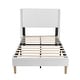 preview thumbnail 17 of 145, Alazyhome Upholstered Platform Bed Frame